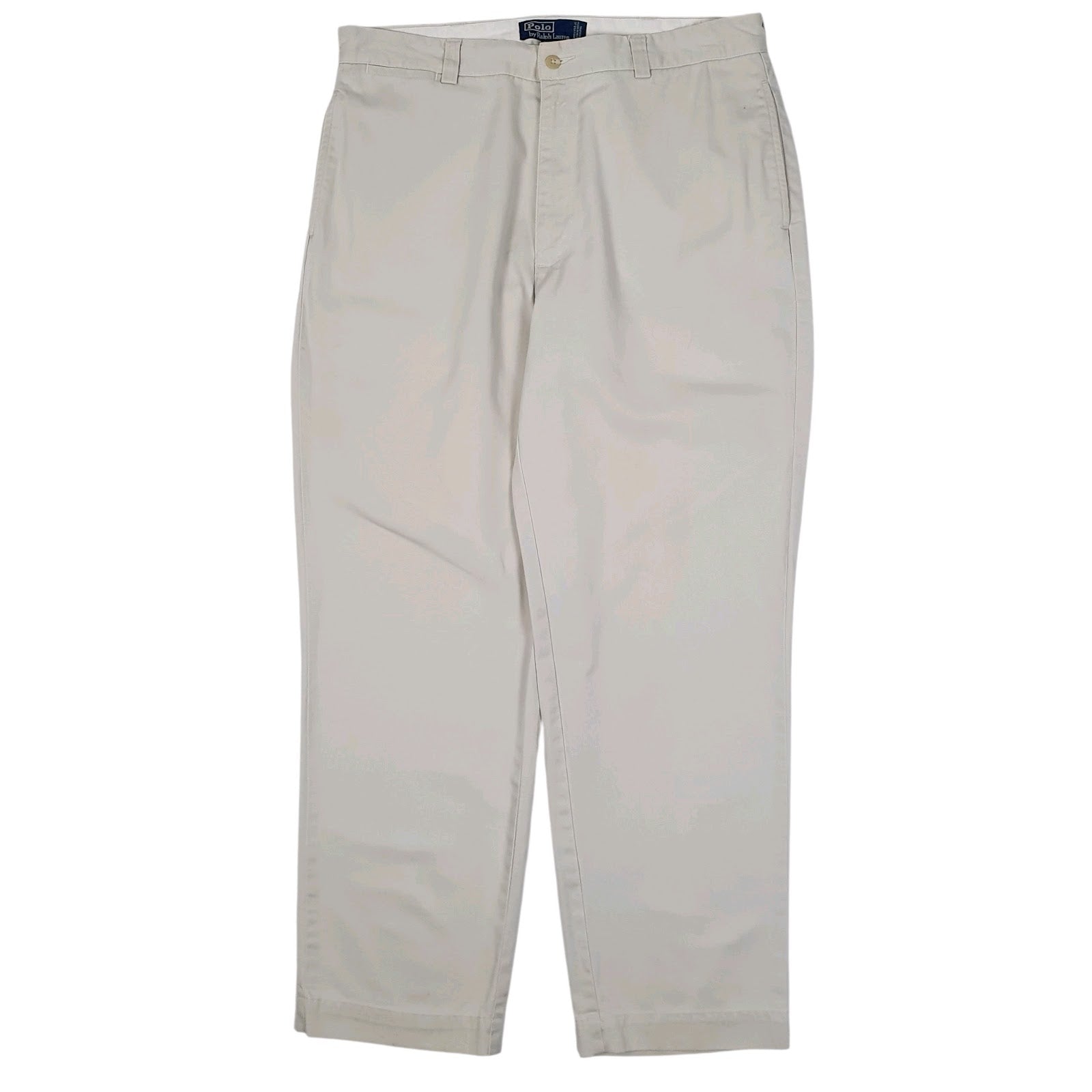 Mens Grey Polo Ralph Lauren Phillip Pant Vintage 90s Chino Trousers