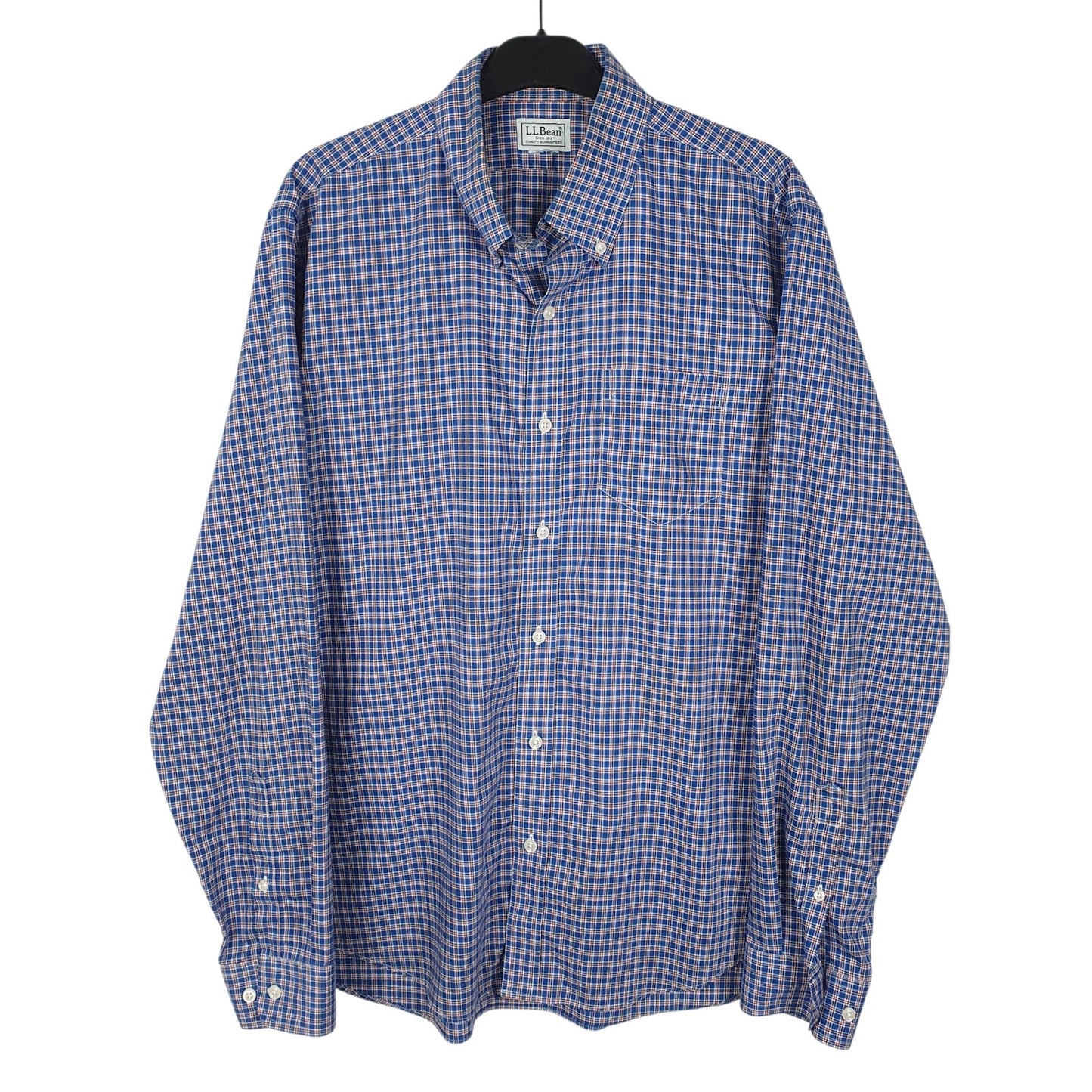 Mens Blue L.L.Bean  Long Sleeve Shirt
