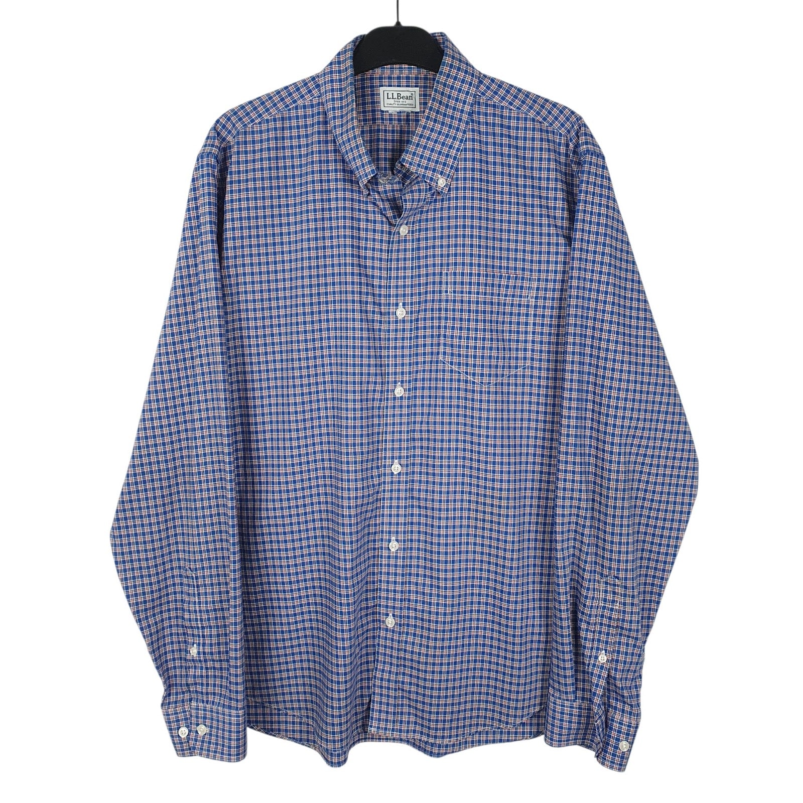 Mens Blue L.L.Bean  Long Sleeve Shirt
