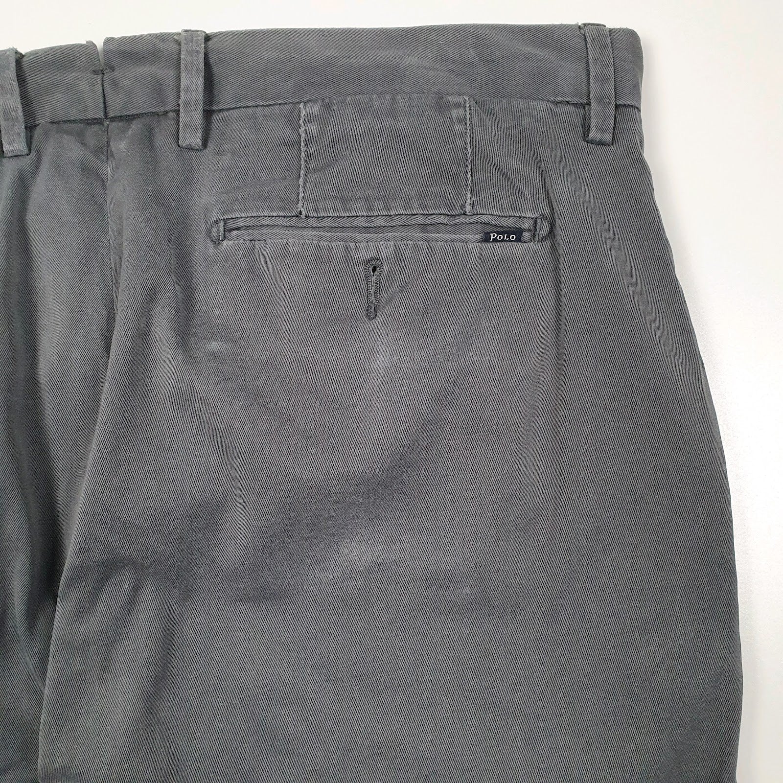 Mens Grey Polo Ralph Lauren Stretch Classic Fit  Trousers