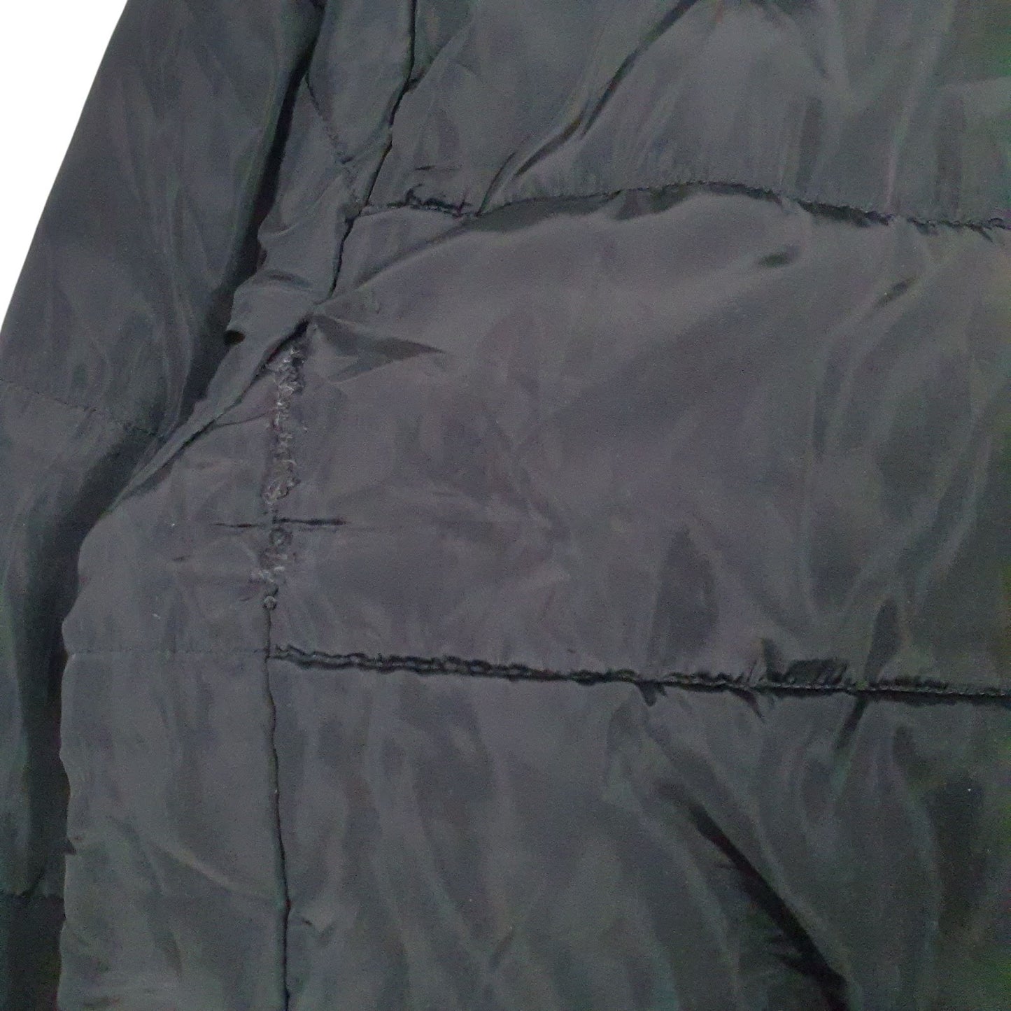 Womens Black Fila  Hoodie Coat