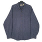 Mens Blue L.L.Bean Flannel Long Sleeve Shirt