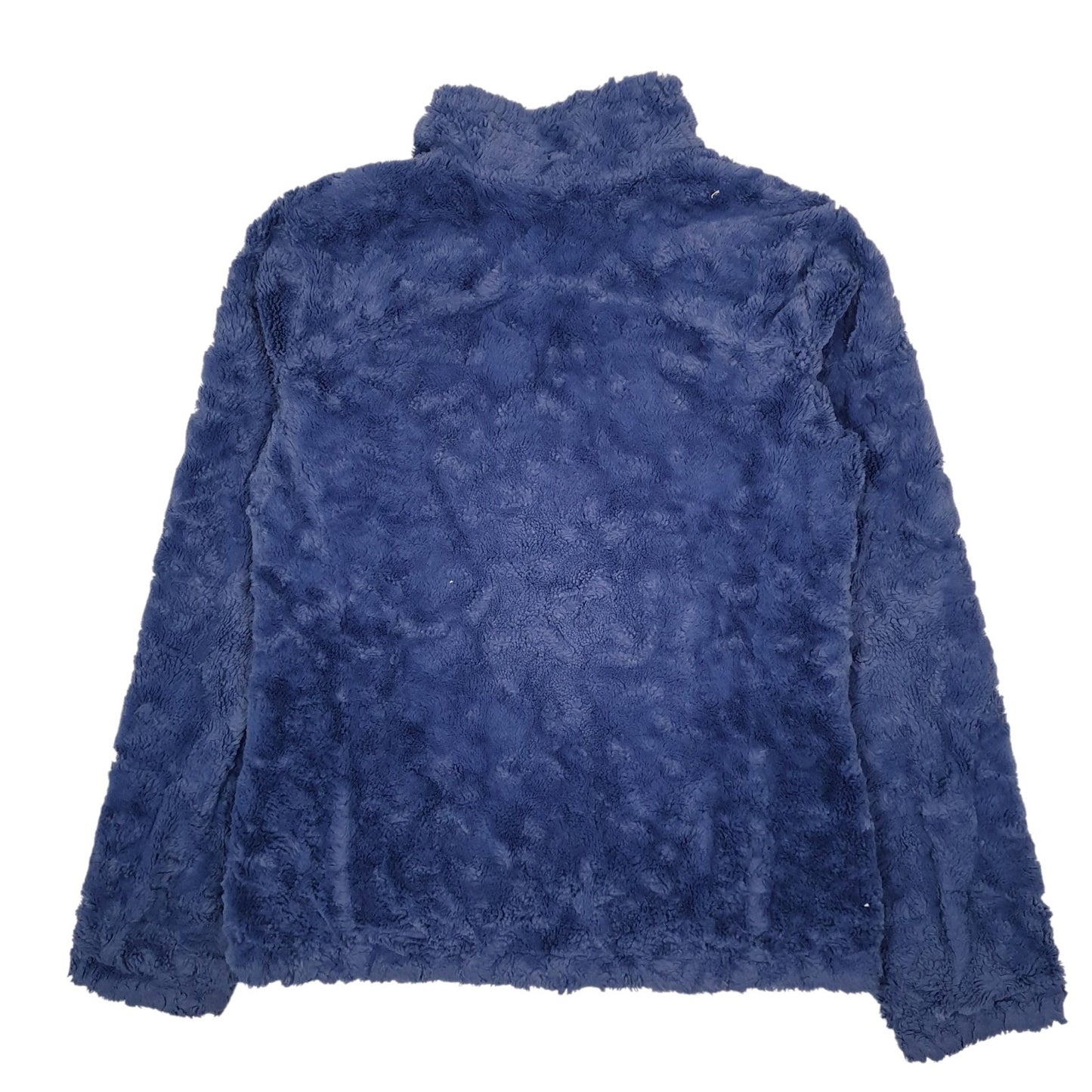 Womens Grey The North Face Reversible Fleece Crewneck Coat