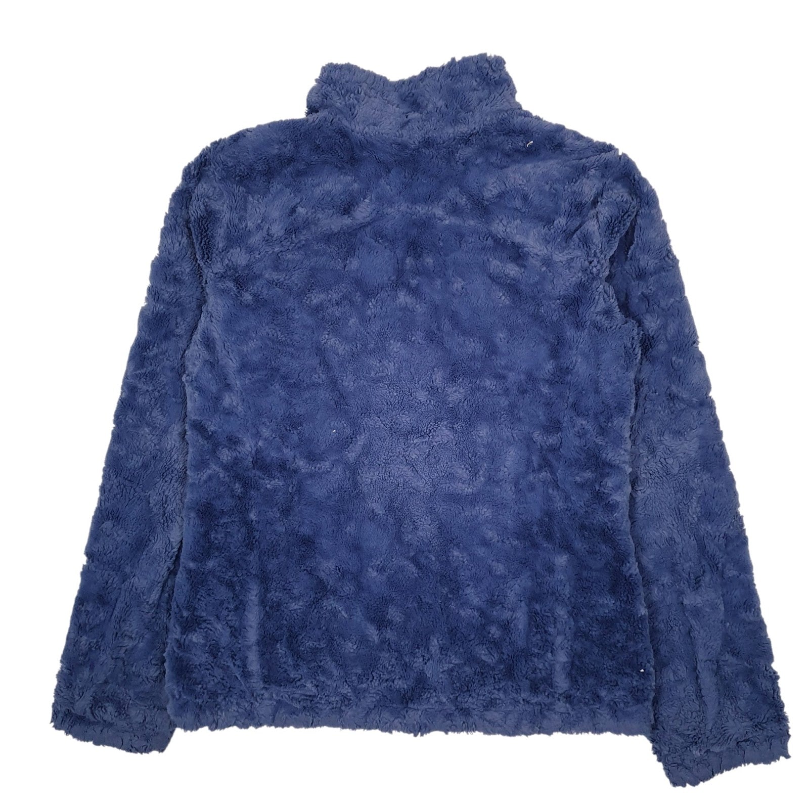 Womens Grey The North Face Reversible Fleece Crewneck Coat