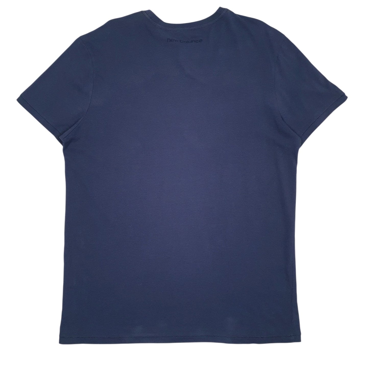 Mens Navy New Balance   T Shirt