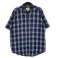 Mens Navy Eddie Bauer Vintage 00s Short Sleeve Shirt