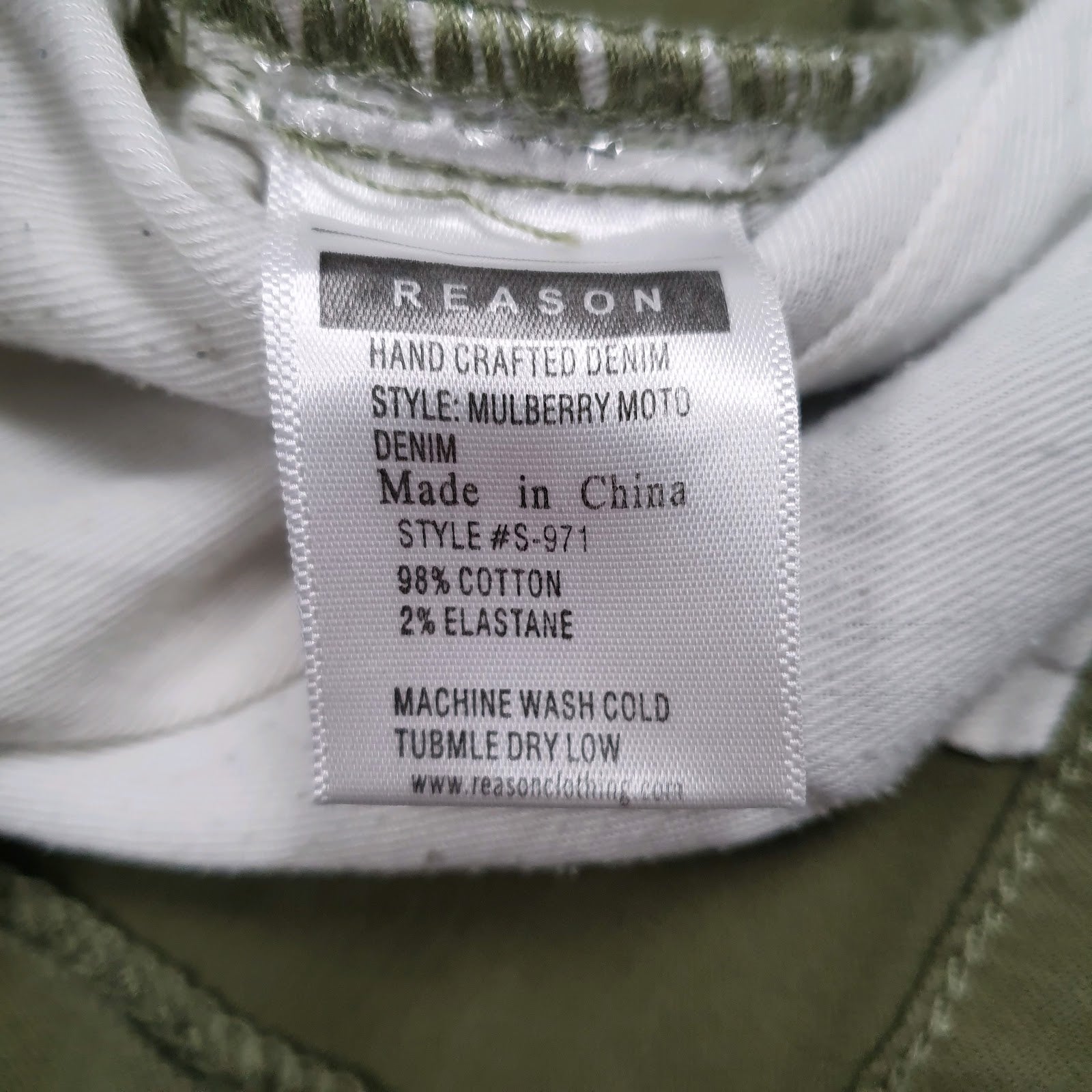 Mens Green Reason  Full Zip Shorts
