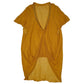 Womens Yellow Liu Jo Beach Biking Throw Short Sleeve Dress