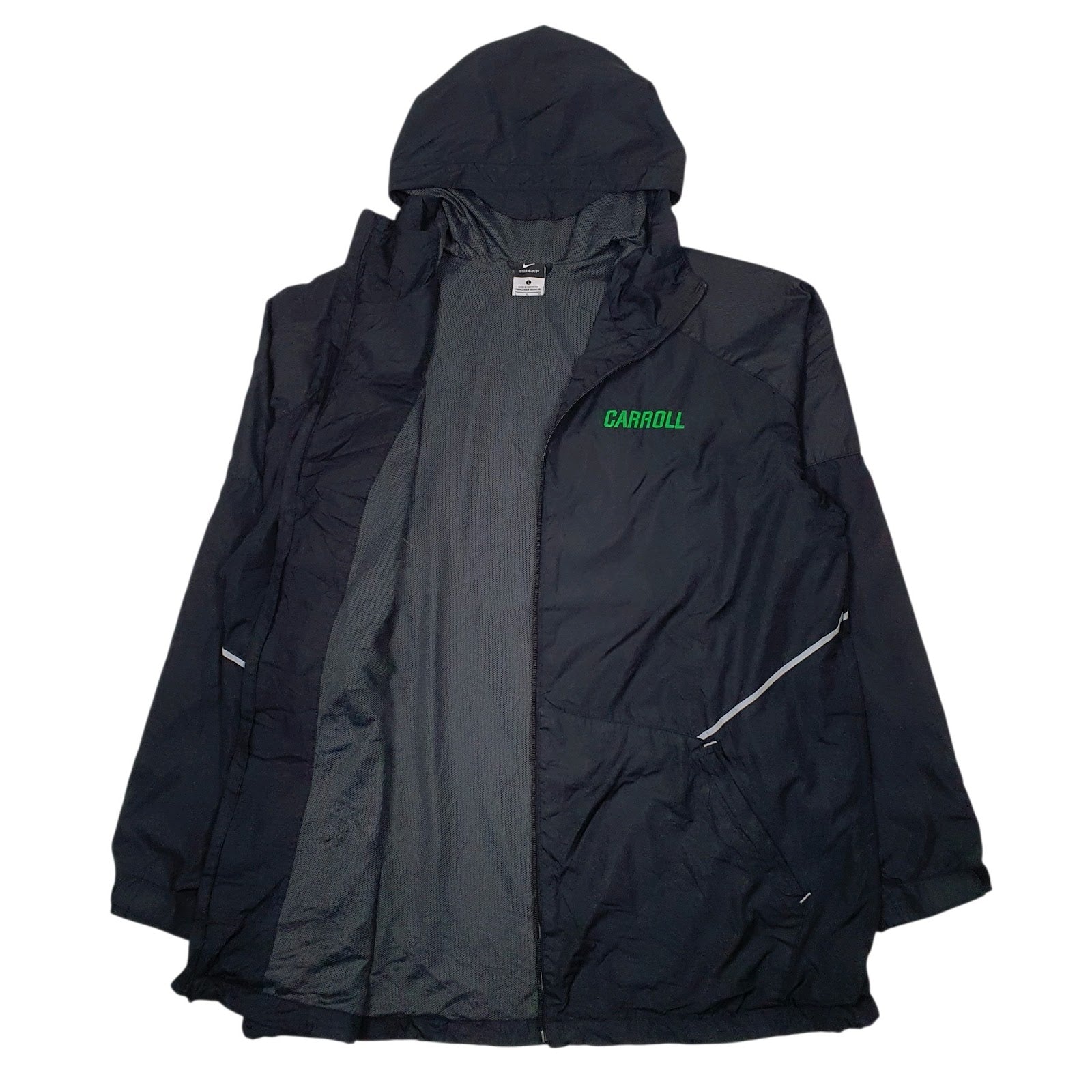 Mens Black Nike Storm-Fit  Coat