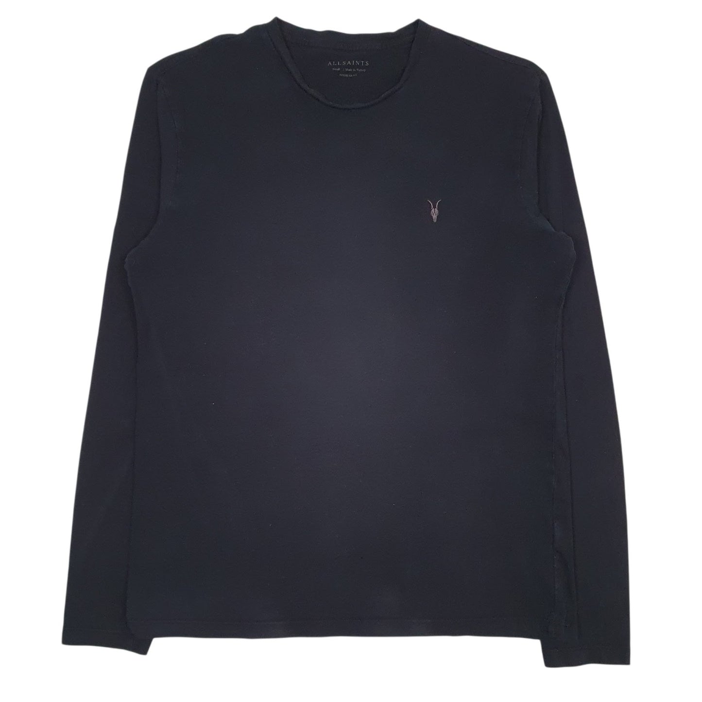Mens Black All Saints  Long Sleeve T Shirt