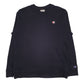 Mens Black Champion  Crewneck Jumper