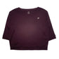 Womens Burgundy Nike  Crewneck Jumper
