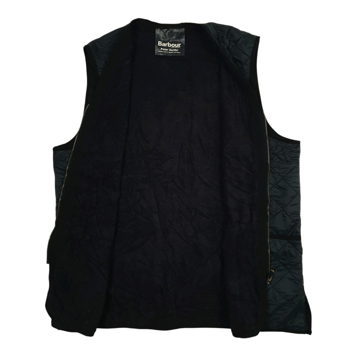 Mens Black Barbour Polarquilt Quilted  Coat