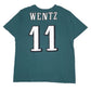 Mens Green Nike NFL Philadelphia Eagles Wentz  T Shirt