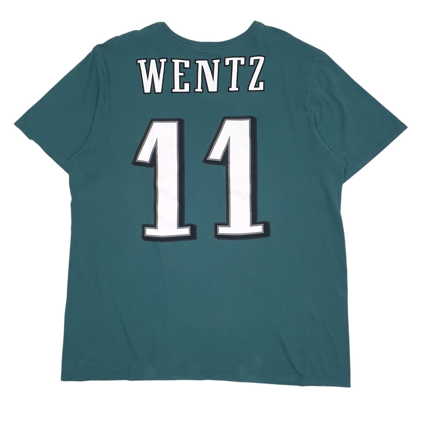 Mens Green Nike NFL Philadelphia Eagles Wentz  T Shirt