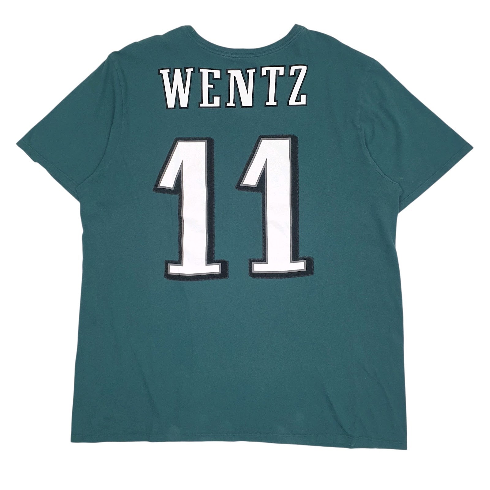 Mens Green Nike NFL Philadelphia Eagles Wentz  T Shirt