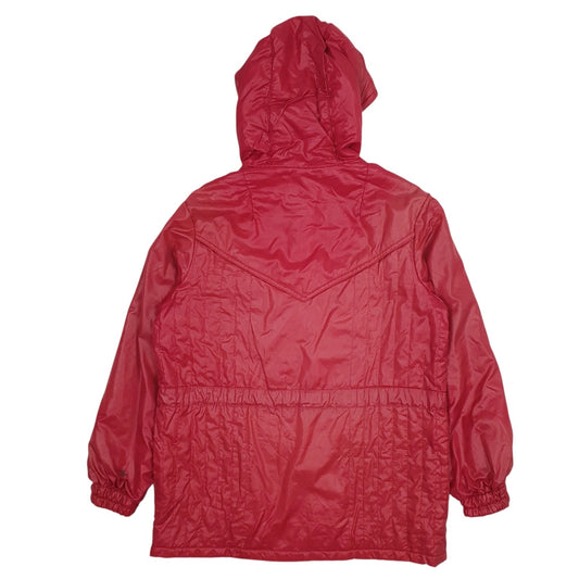 Mens Red Unbranded Padded Hooded  Coat
