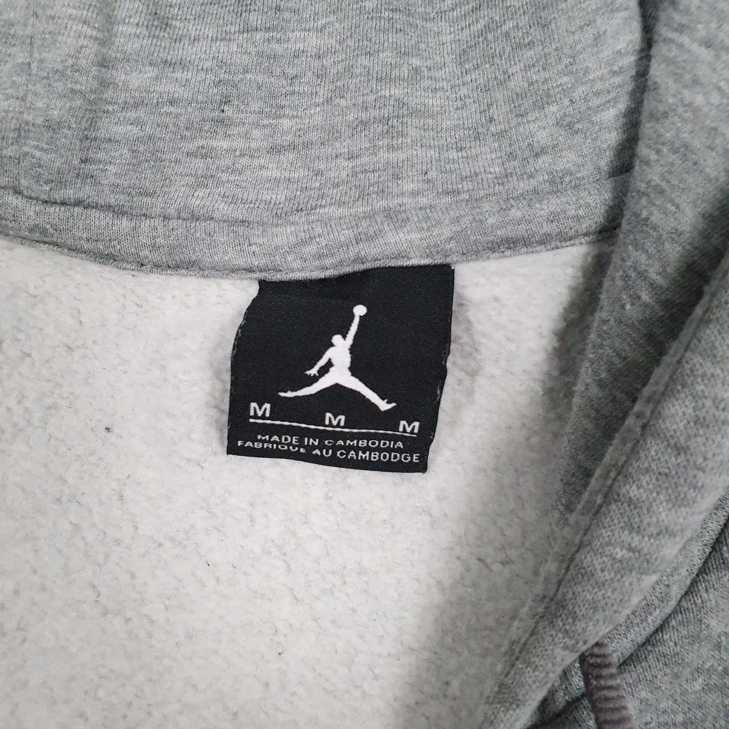 Mens Grey Nike Air Jordan  Full Zip Jumper