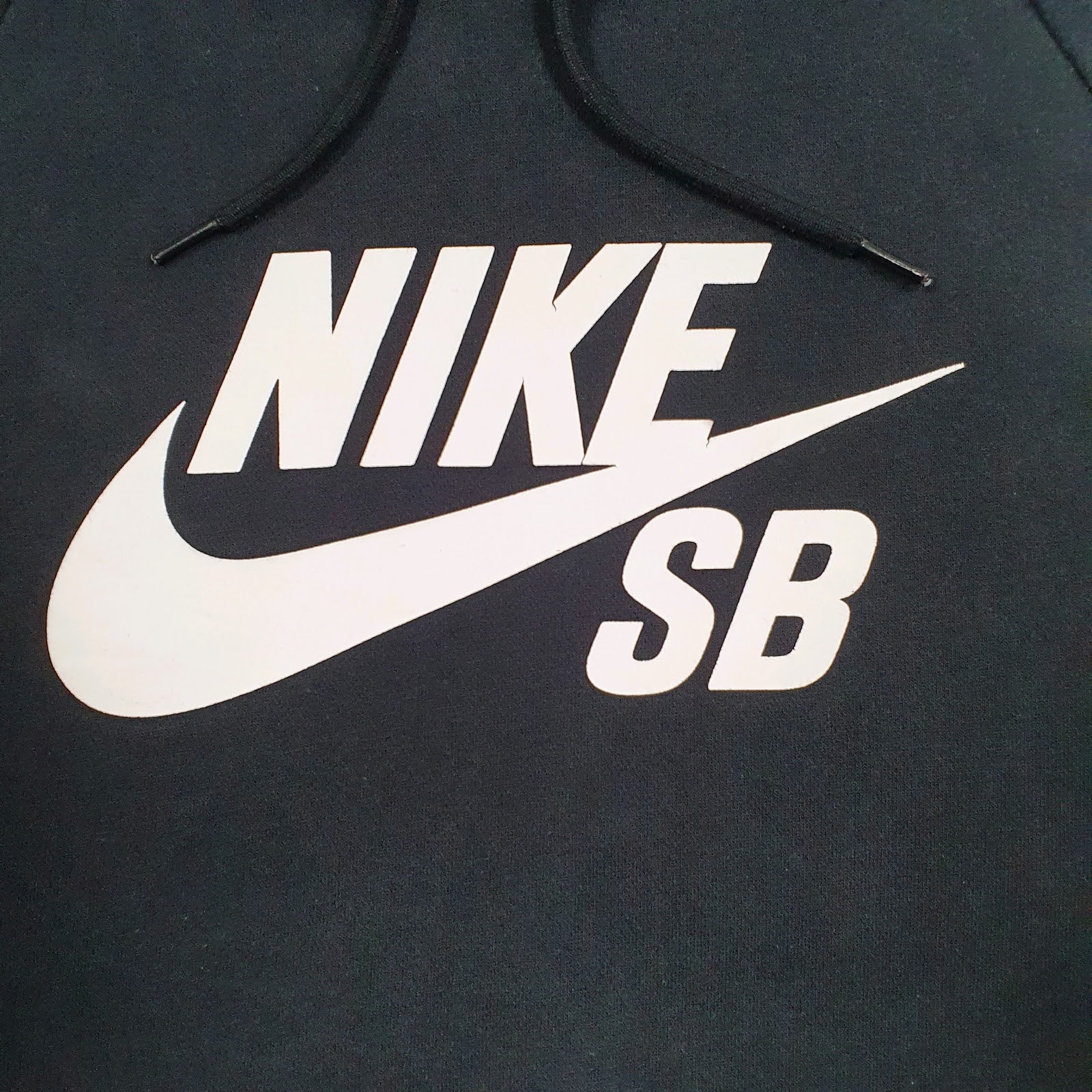 Mens Black Nike Spellout Skateboarding Hoodie Jumper