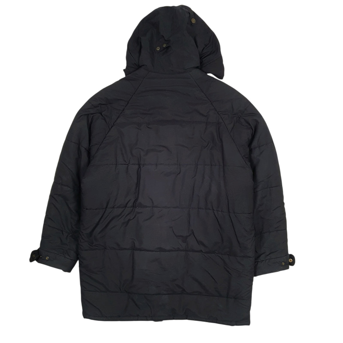 Mens Black Trussardi Parka Winter  Coat
