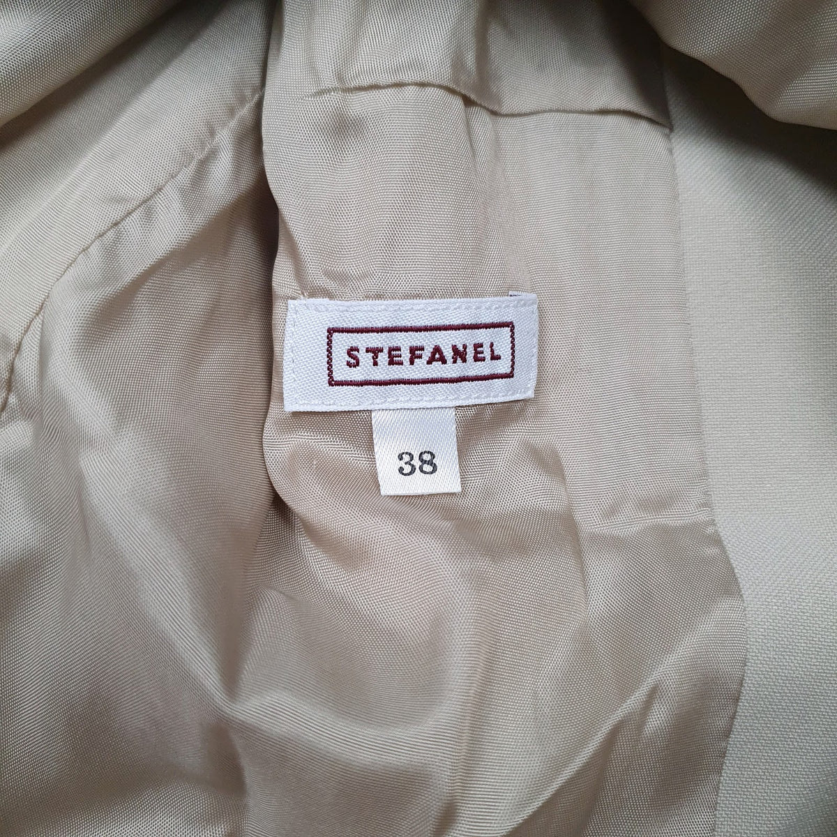 Womens Beige Stefanel Vintage  Coat