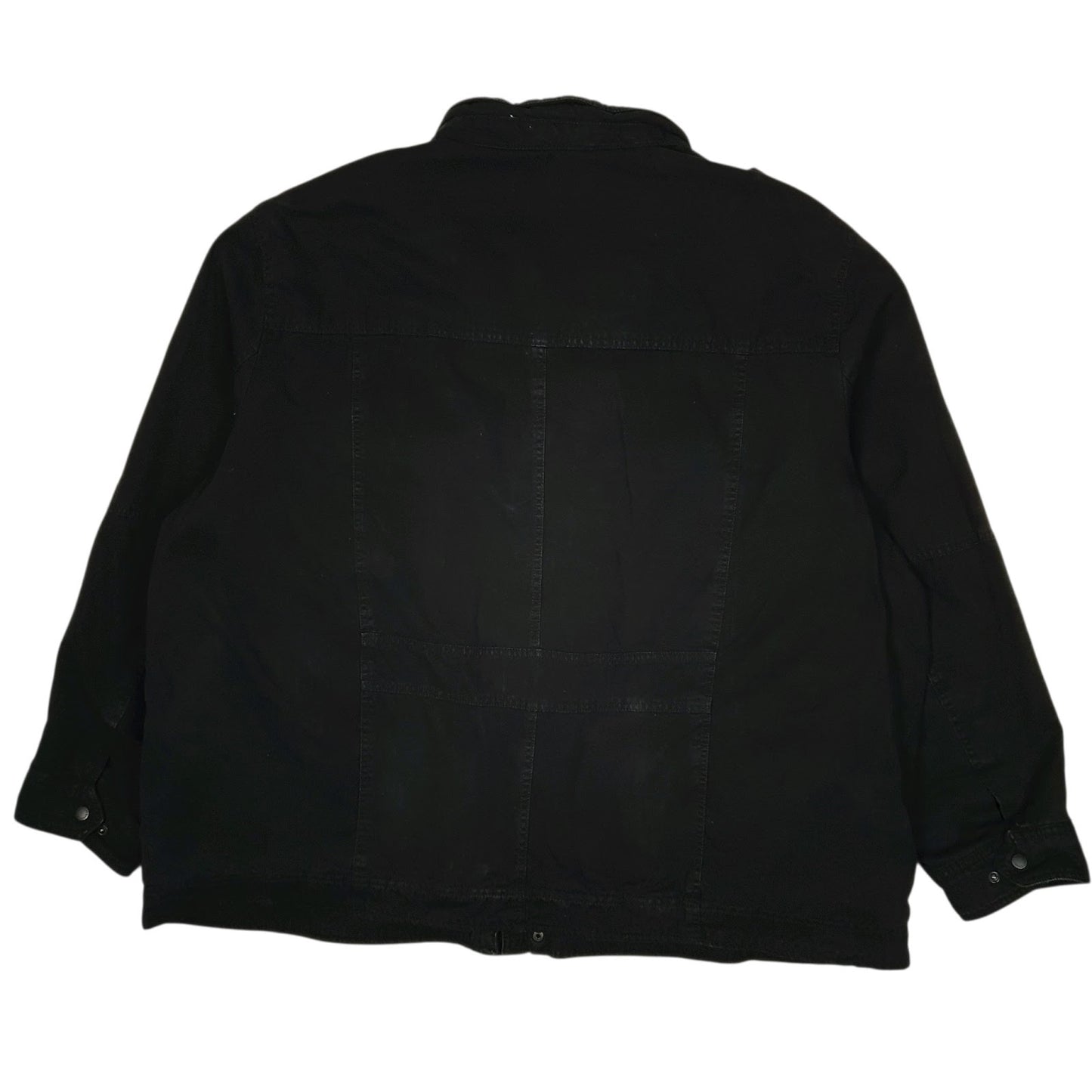 Mens Black Levis Military Bomber Sherpa Lined  Coat