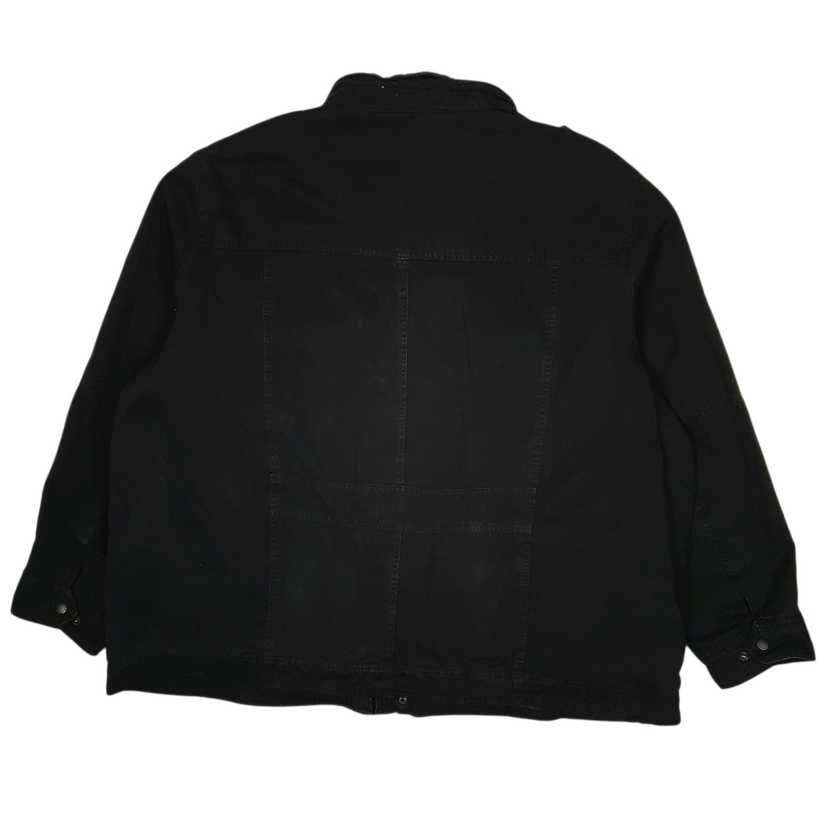 Mens Black Levis Military Bomber Sherpa Lined  Coat