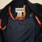 Womens Navy Alfred Dunner Vintage 90s Quarter Zip Coat