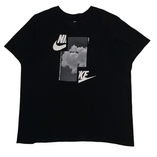 Mens Black Nike Air Max Short Sleeve T Shirt