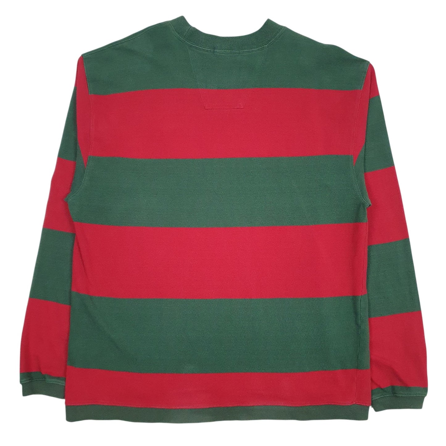 Mens Green Nautica Vintage 90s Crewneck Jumper
