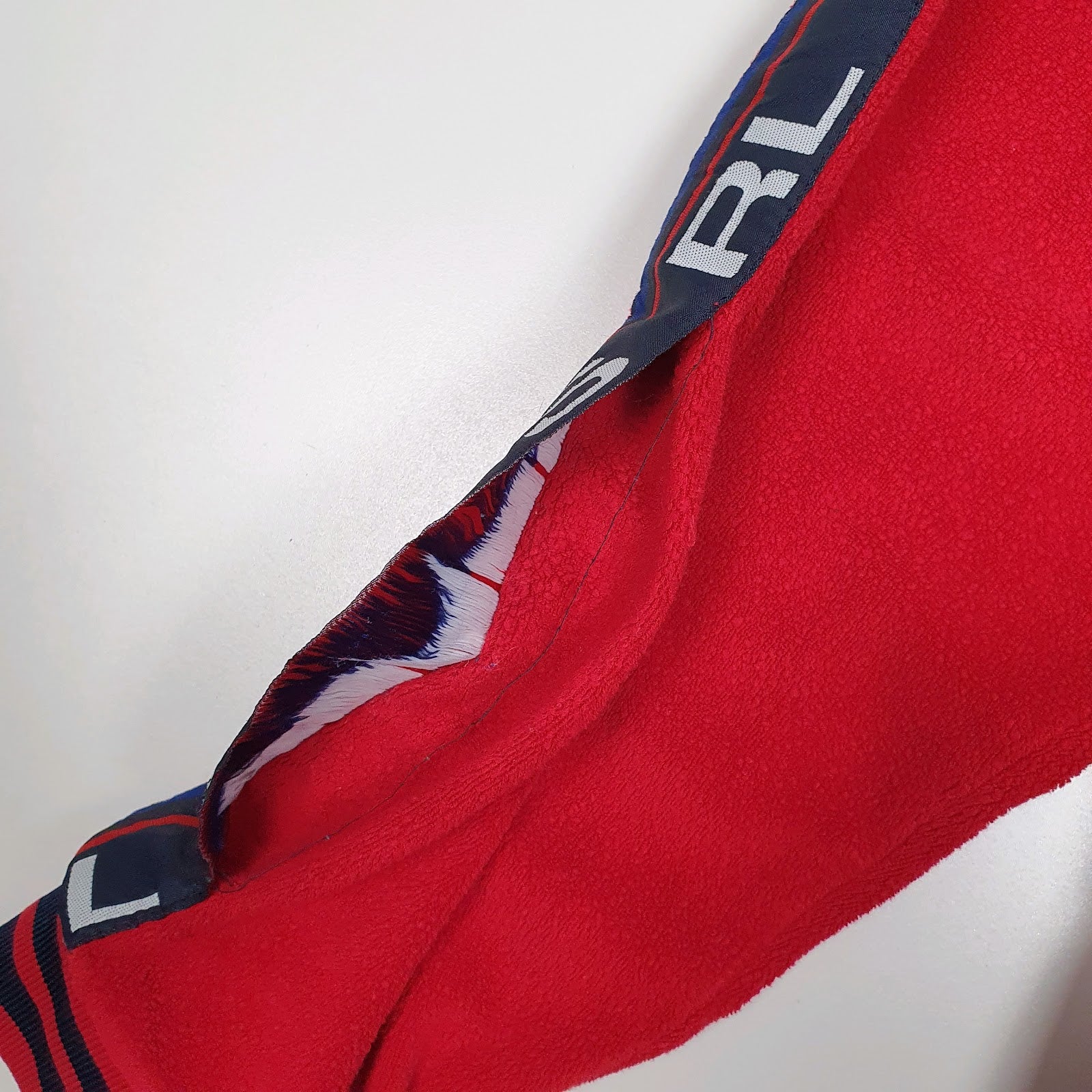 Mens Red Ralph Lauren Vintage 90s Hoodie Jumper