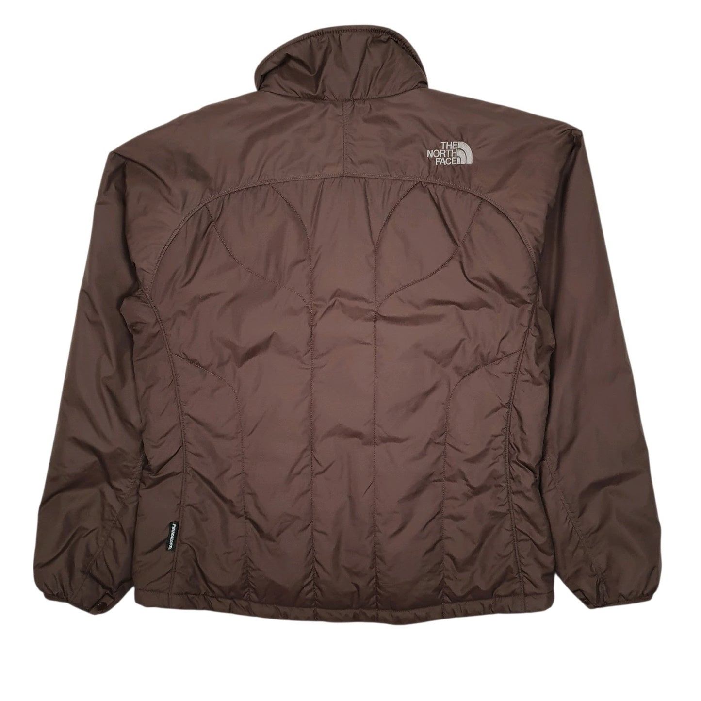 Womens Brown The North Face Primaloft Windbreaker  Coat