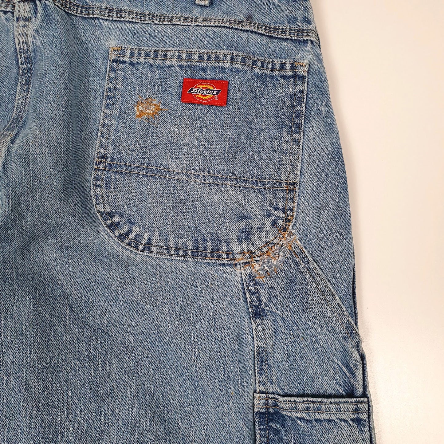 Mens Blue Dickies   Jeans