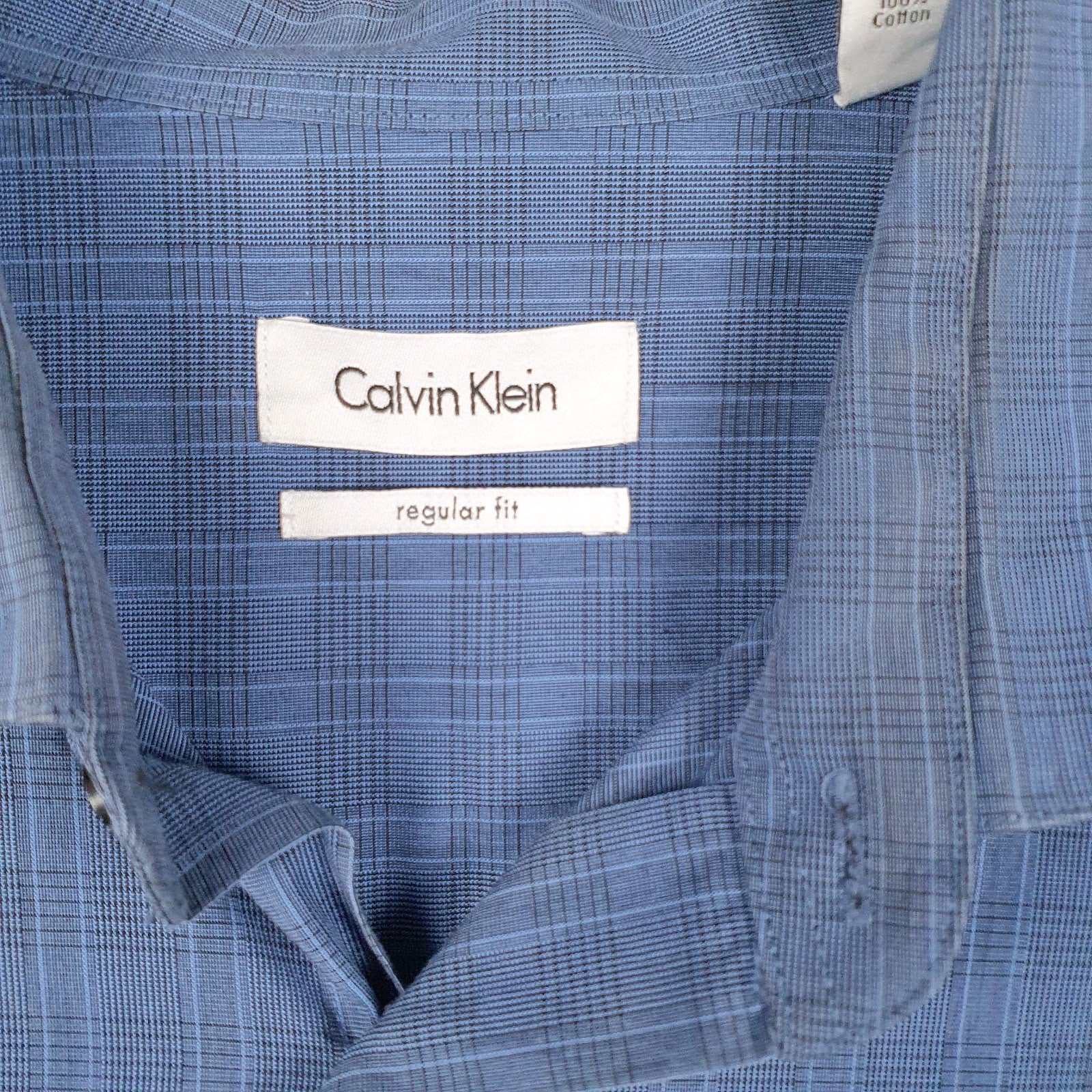 Mens Blue Calvin Klein   Shirt