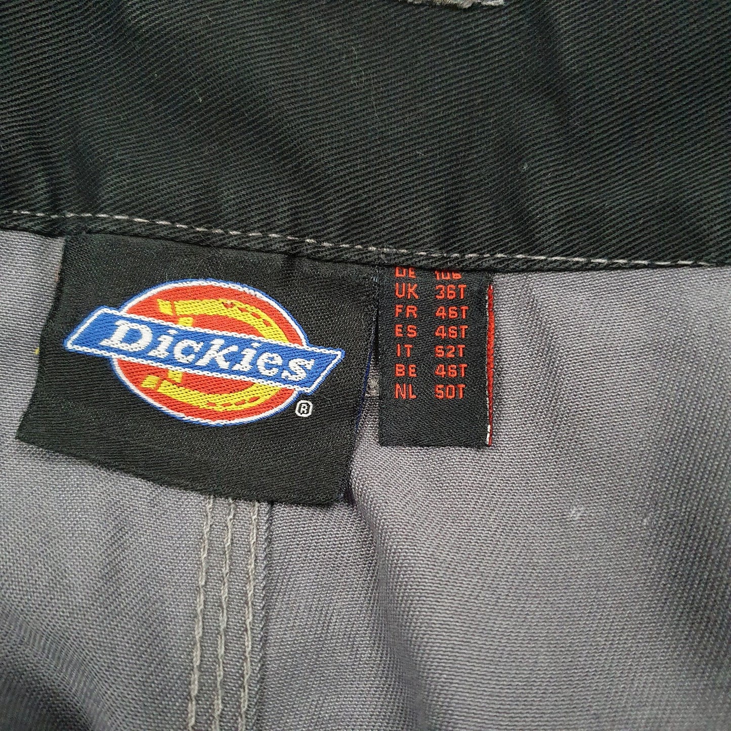 Mens Grey Dickies Workwear Double Knees  Trousers