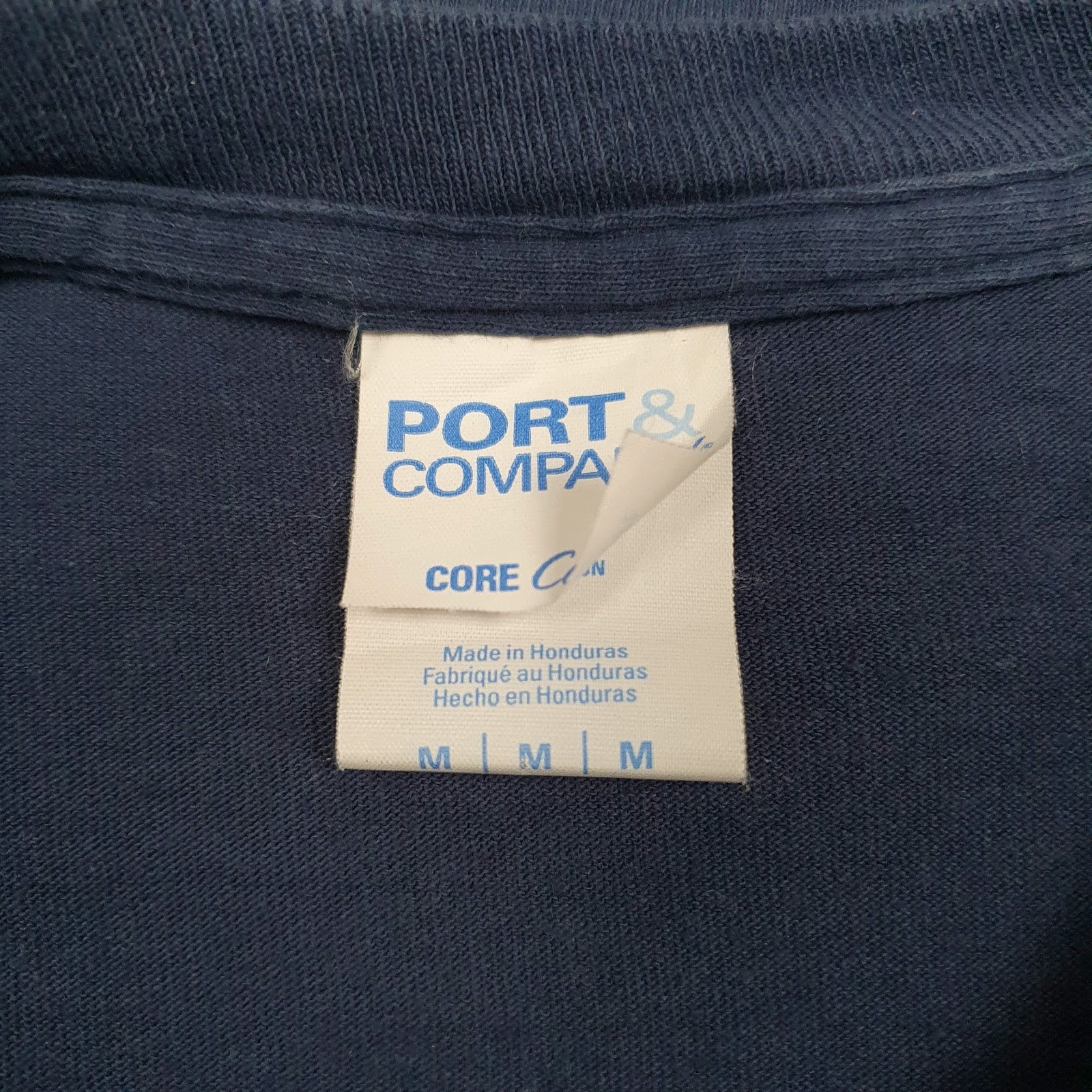 Mens Navy Ports & Company   T Shirt