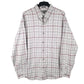 Mens Grey Eddie Bauer Flannel Long Sleeve Shirt