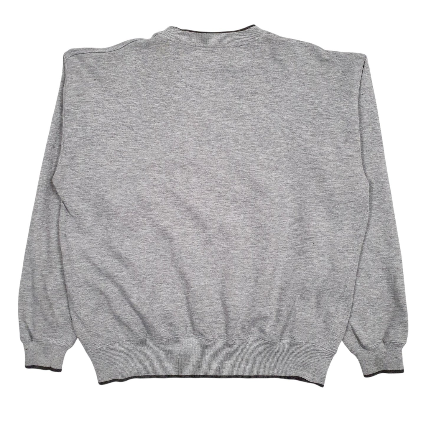 Mens Grey Croft & Barrow Graphic Embroidered Hoodie Jumper