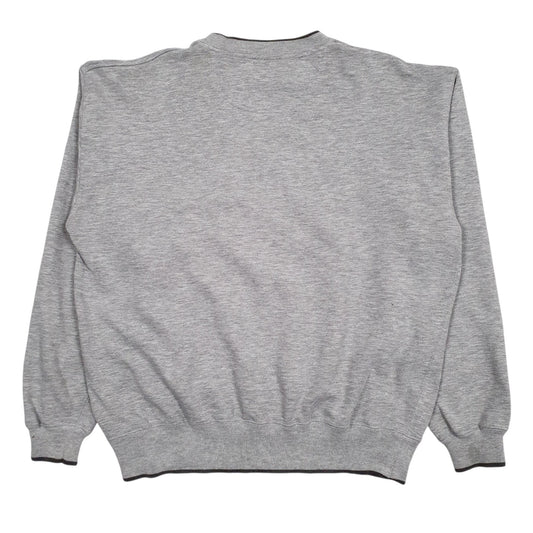 Mens Grey Croft & Barrow Graphic Embroidered Hoodie Jumper