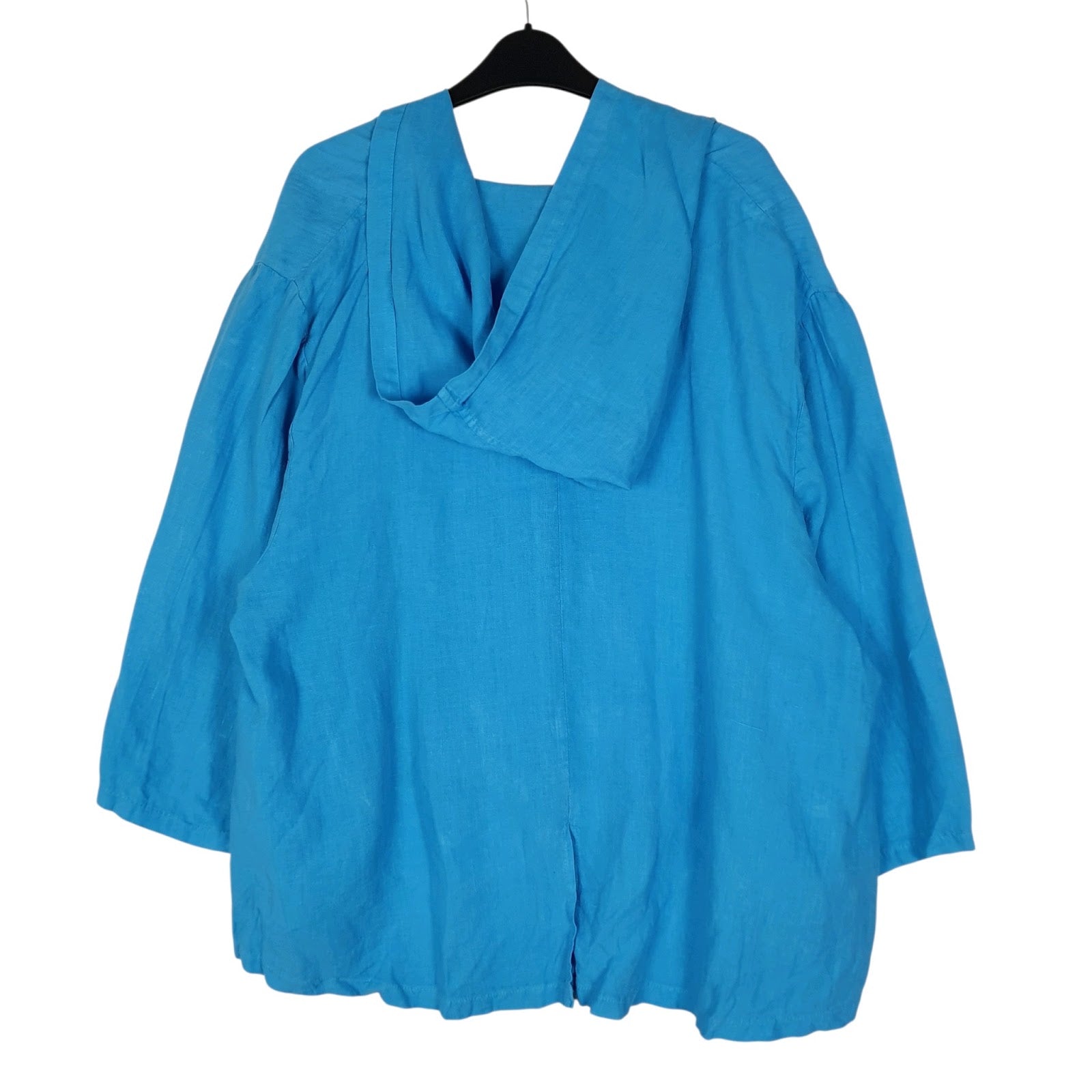 Womens Blue Momente Hoodie Loose Fit  Shirt