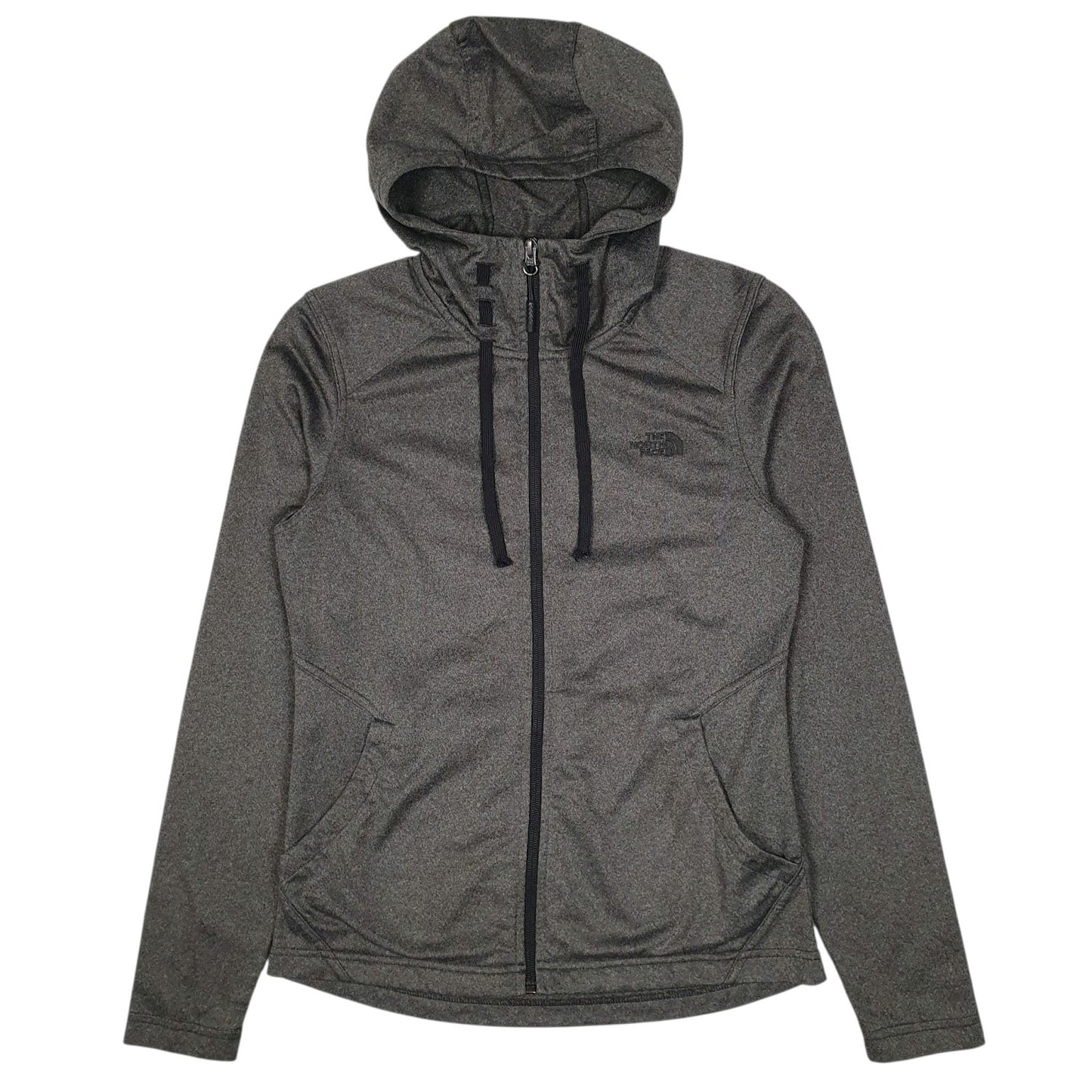 Womens Grey The North Face Hoodie Full Zip Jumper