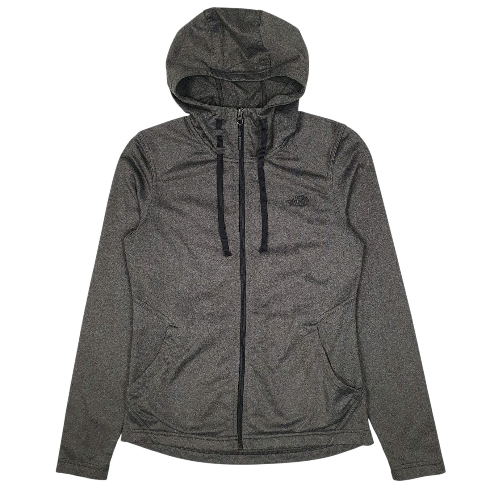 Womens Grey The North Face Hoodie Full Zip Jumper