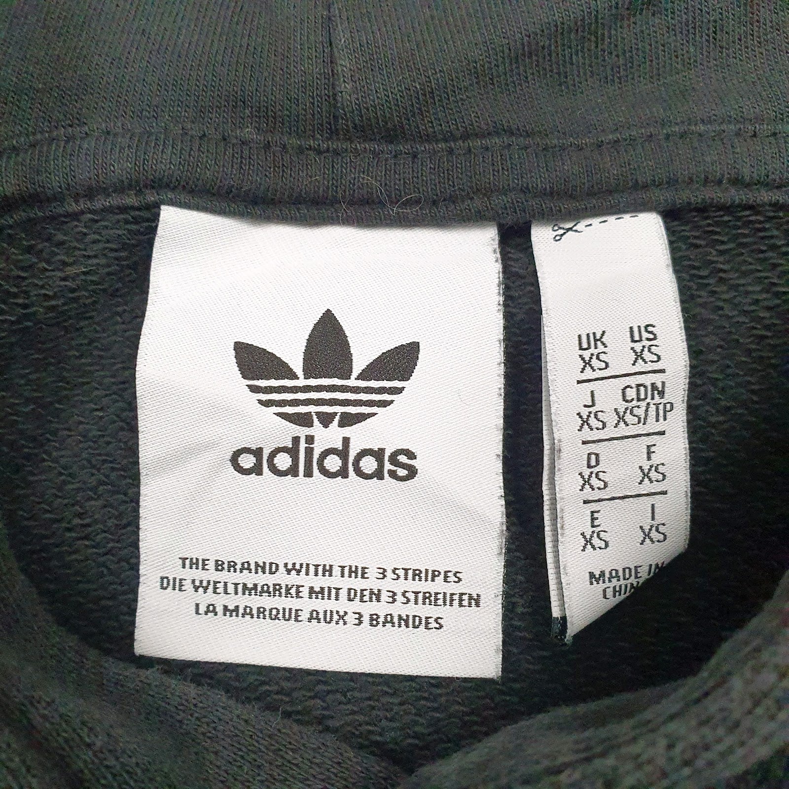 Mens Black Adidas Spellout Hoodie Jumper