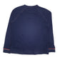 Mens Navy Fila Spellout Crewneck Jumper