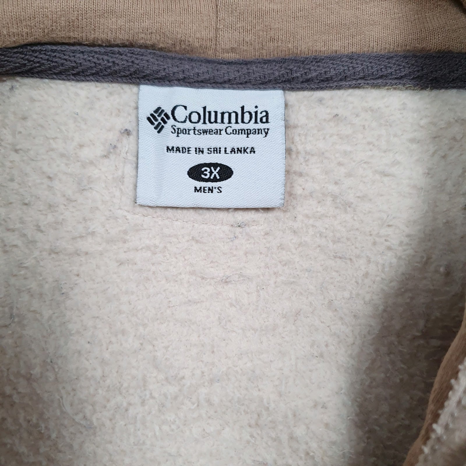 Mens Beige Columbia Sportswear Company  Hoodie Jumper