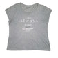 Womens Grey Inextenso Blouse Short Sleeve T Shirt