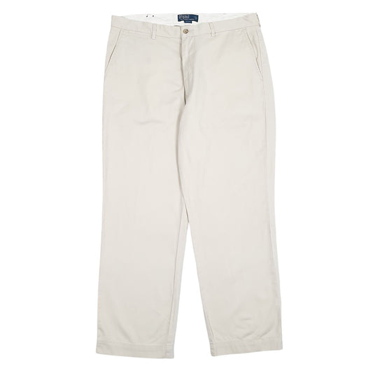 Mens Cream Polo Ralph Lauren  Chino Trousers