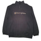 Mens Grey Champion Spellout Quarter Zip Jumper