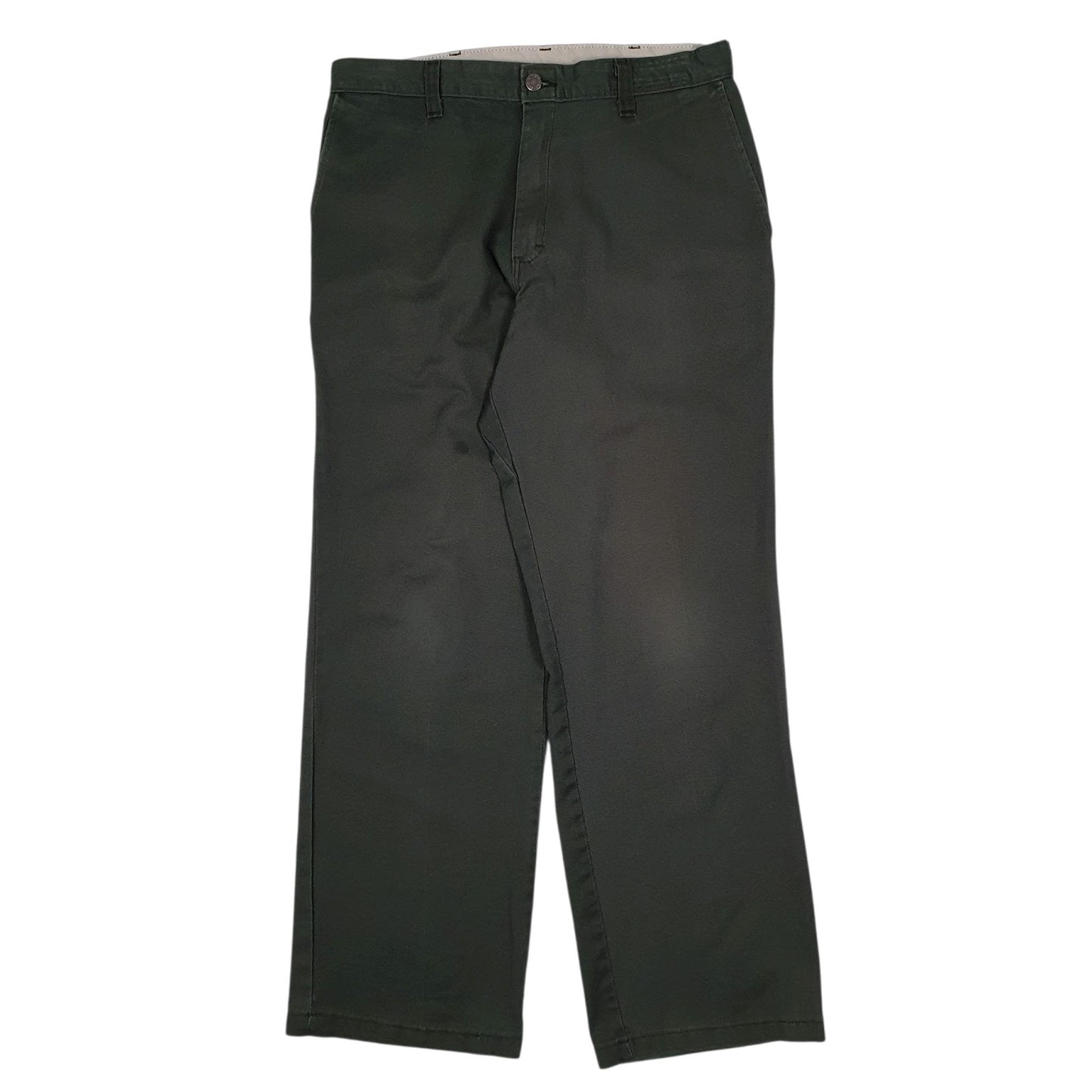 Mens Green Dickies  Chino Trousers