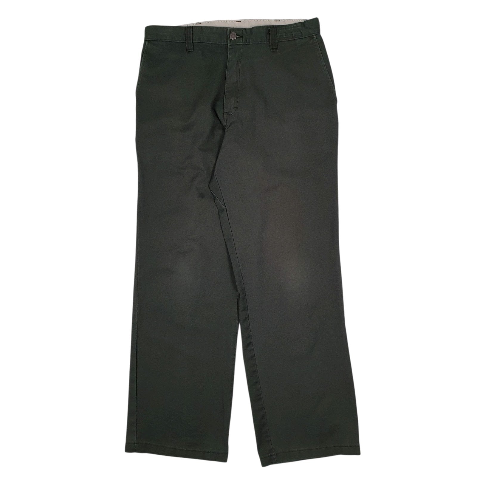 Mens Green Dickies  Chino Trousers